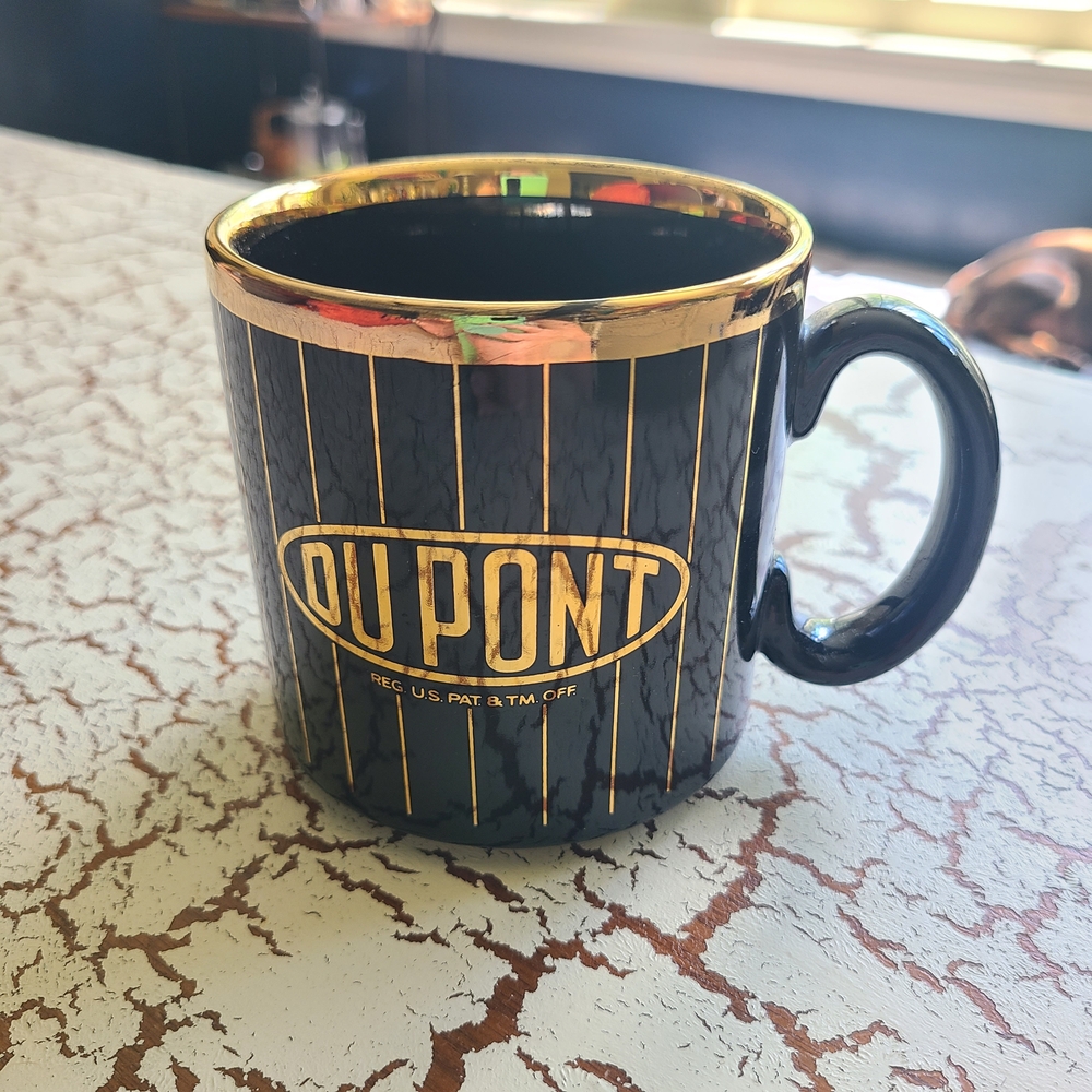 Black and Gold Coffee Mug